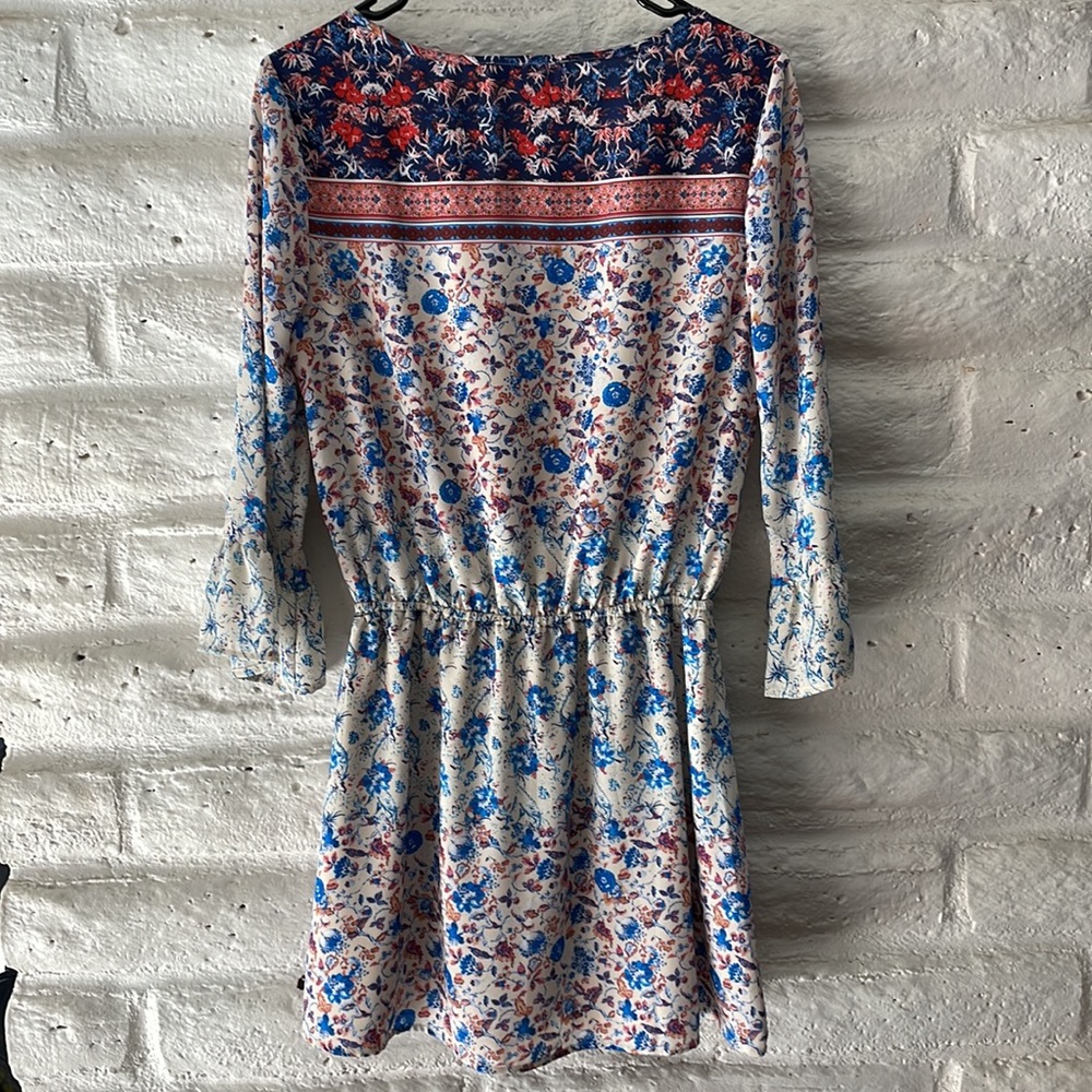 Sanctuary bohemian style floral print mini dress - Picture 6 of 7